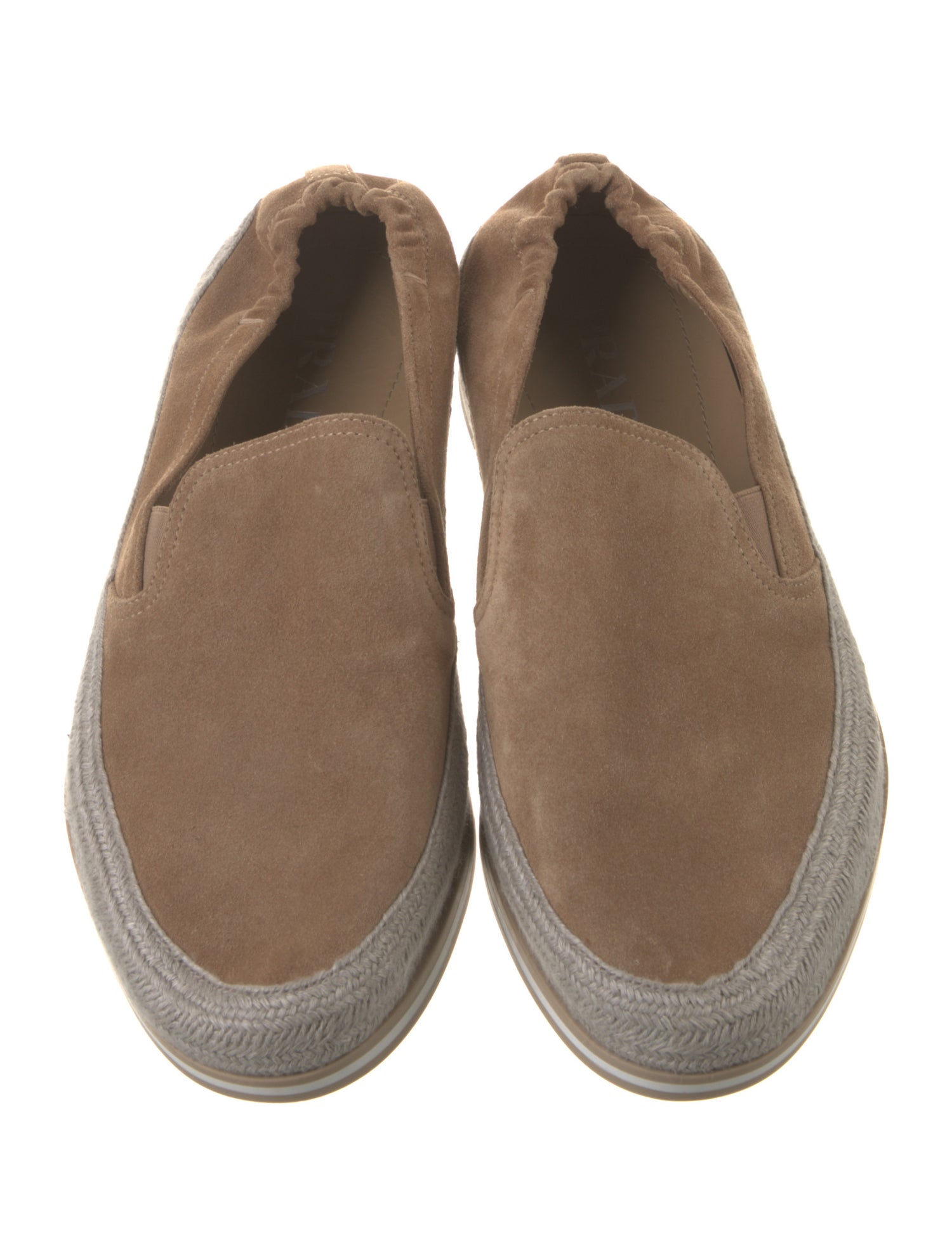 Prada Suede Braided Accents Espadrilles